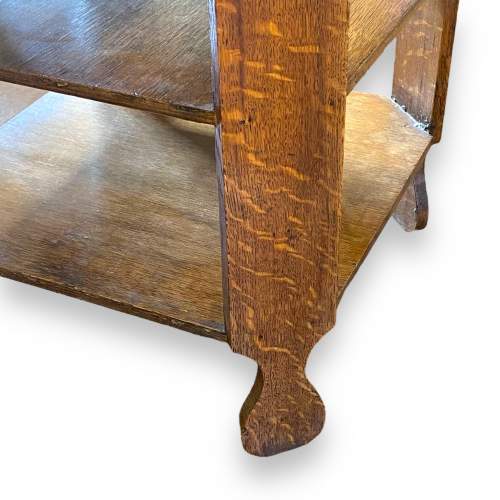 Art Deco Oak Coffee Table image-3