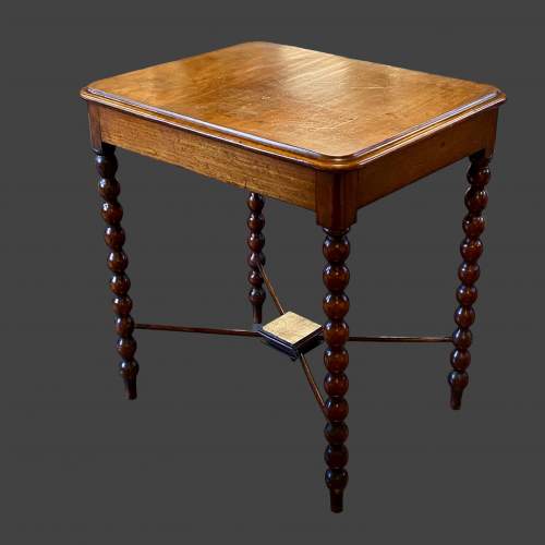 19th Century Mahogany Side Table image-1