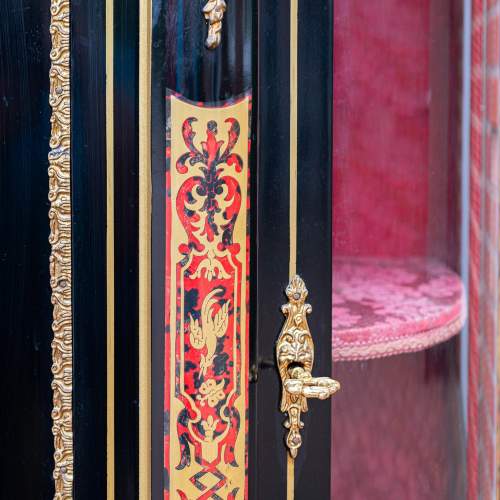 Early 20th Century Ebonised and Faux Boulle Credenza image-5