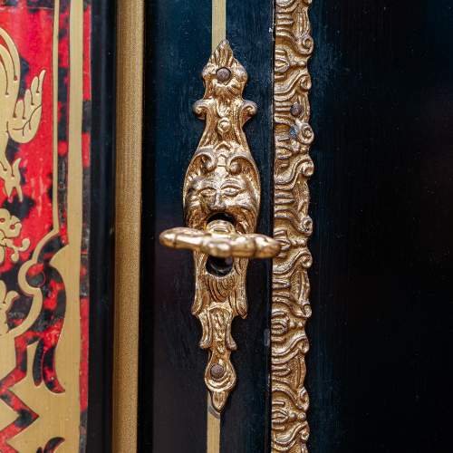 Early 20th Century Ebonised and Faux Boulle Credenza image-6