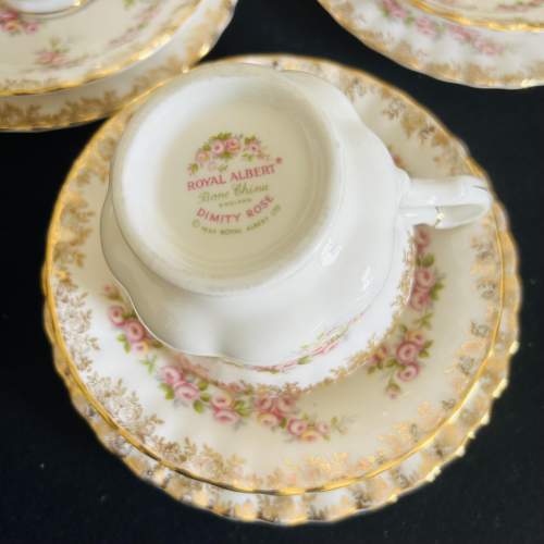 A Royal Albert Dimity Rose Tea Set image-6