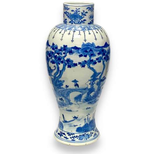 Chinese Export Porcelain Blue & White Vase image-4