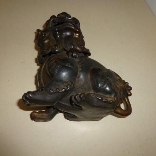 A Fabulous Bronze Chinese Dog of Foo image-2