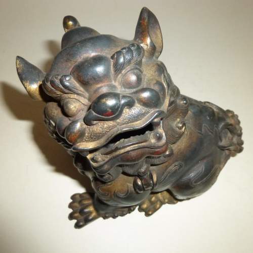 A Fabulous Bronze Chinese Dog of Foo image-3