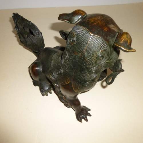 A Fabulous Bronze Chinese Dog of Foo image-4