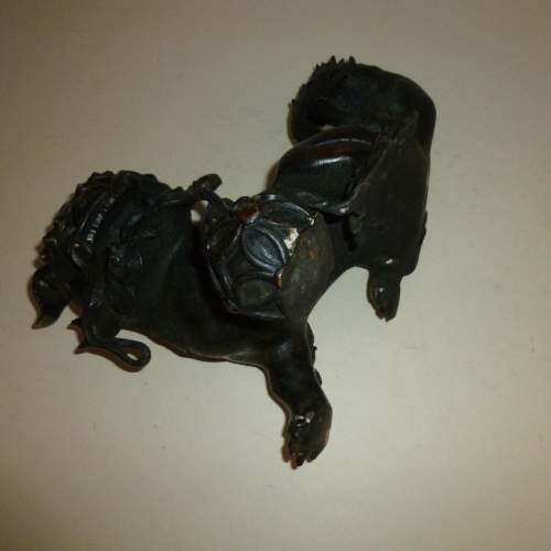 A Fabulous Bronze Chinese Dog of Foo image-5