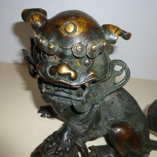 A Fabulous Bronze Chinese Dog of Foo image-6