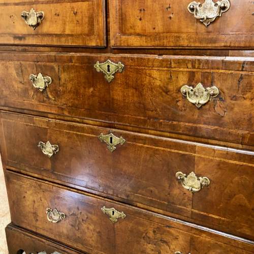 18th Century Figured Walnut Chest Of Drawers image-2