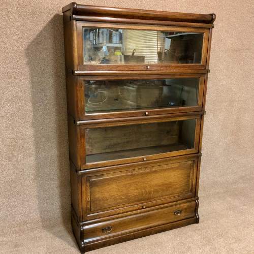 1920s Oak Globe Wernicke Stacking Bookcase image-1