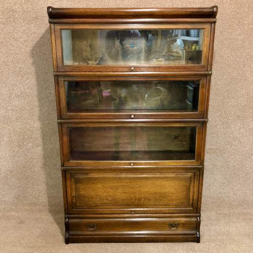 1920s Oak Globe Wernicke Stacking Bookcase image-2