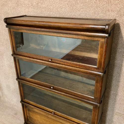 1920s Oak Globe Wernicke Stacking Bookcase image-6