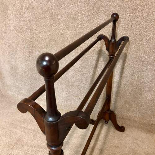 Victorian Mahogany Towel Rail image-2