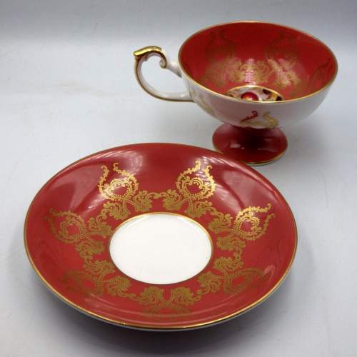 Aynsley Vintage Orchard Gold Cabinet Tea Cup & Saucer image-4