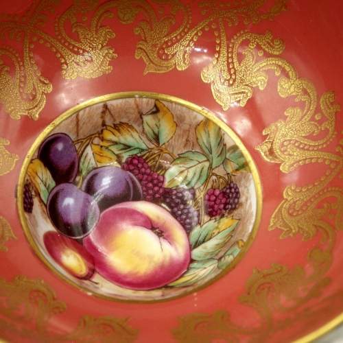 Aynsley Vintage Orchard Gold Cabinet Tea Cup & Saucer image-6