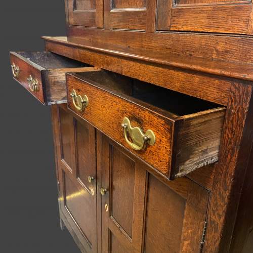 18th Century Oak Cupboard on Cupboard image-3