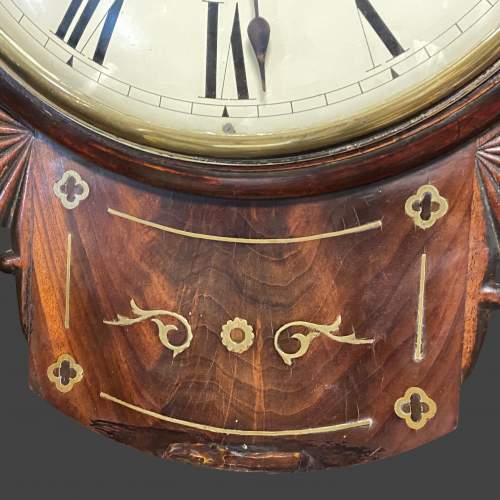 Regency Period Drop Dial 8-Day Wall Clock image-2