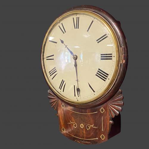 Regency Period Drop Dial 8-Day Wall Clock image-4