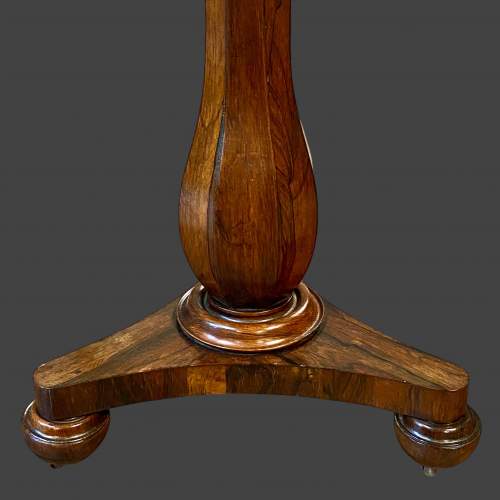 Rare Early 19th Century Adjustable Rosewood Work Table image-5