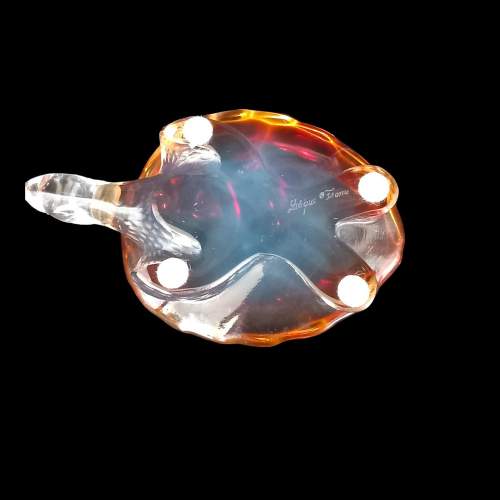 Lalique Amber Glass Turtle image-4