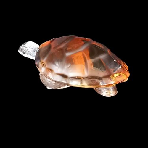 Lalique Amber Glass Turtle image-2