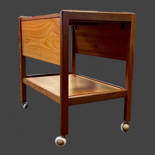 G-Plan Teak Drop Leaf Trolley image-3