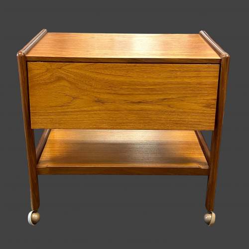 G-Plan Teak Drop Leaf Trolley image-4