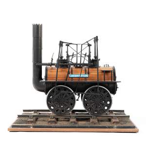 Former Museum Scale Model of Robert Stephensons Locomotion