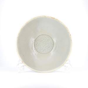 Lovely Antique Chinese Song Dynasty Qingbai Glazed Twin Fish Bowl