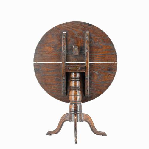 Antique Georgian Period Miniature Tilt Top Table image-4