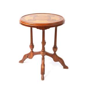 A 20th Century Continental Round Side Table