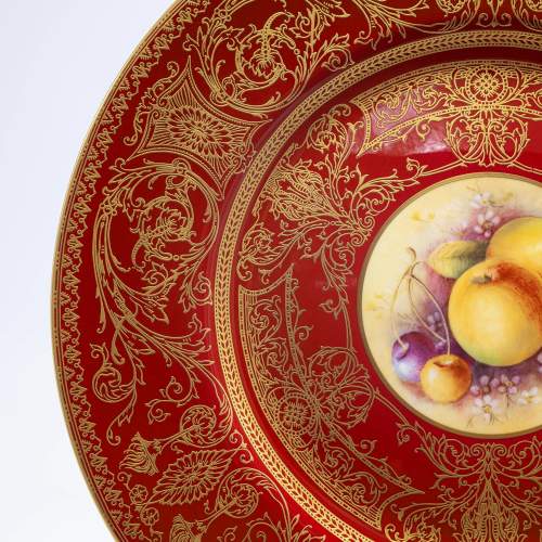 Beautiful Royal Worcester Fruit Painted Plate image-2