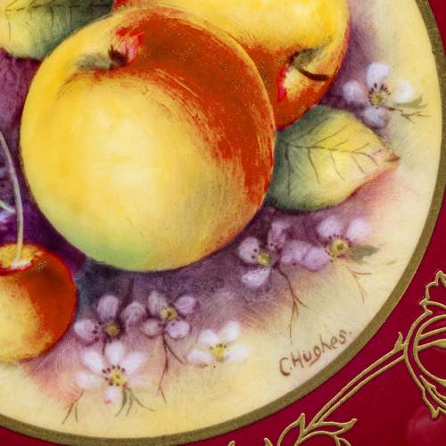 Beautiful Royal Worcester Fruit Painted Plate image-4