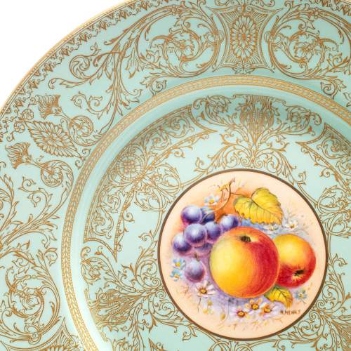 Royal Worcester Beautiful Fruit Painted Plate image-2