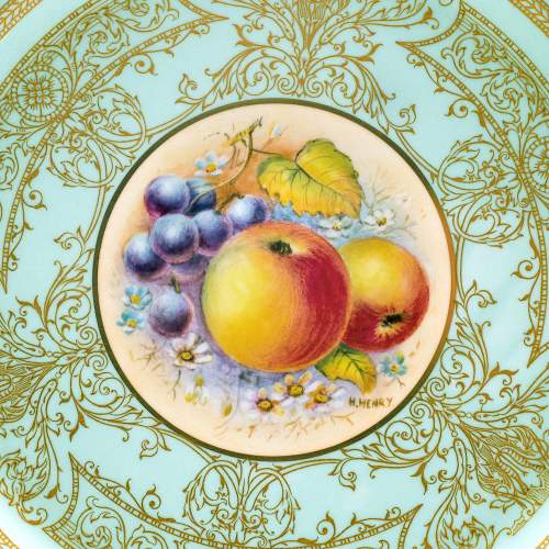 Royal Worcester Beautiful Fruit Painted Plate image-3