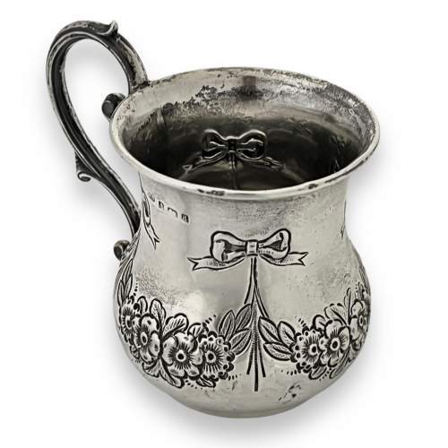 Early 20th Century Sterling Silver Christening Cup image-1