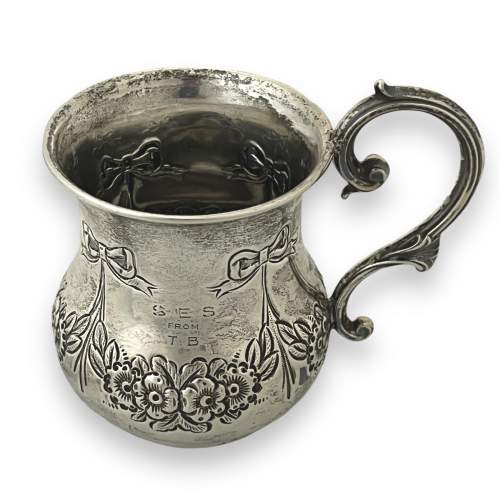 Early 20th Century Sterling Silver Christening Cup image-2