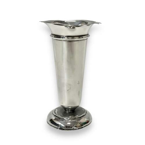 Pair of Silver Bud Vases image-3