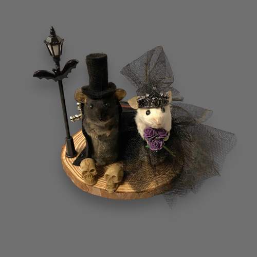 Taxidermy Undertaker Bride and Groom Mice image-4