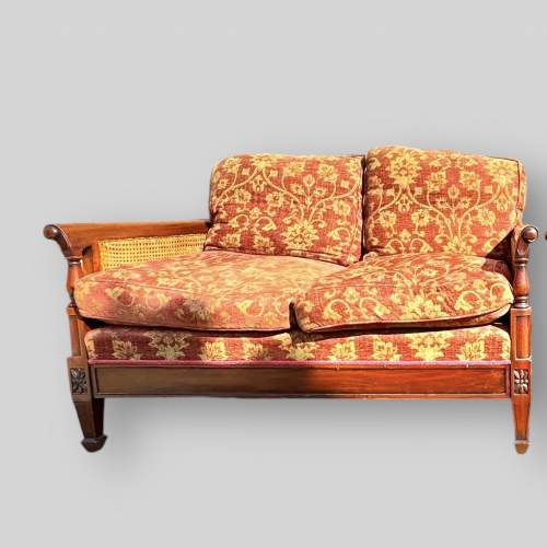 Pair of 20th Century Bergere Two Seater Sofas image-6