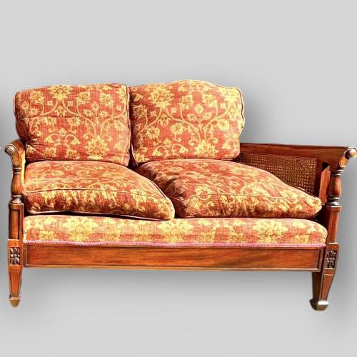 Pair of 20th Century Bergere Two Seater Sofas image-4