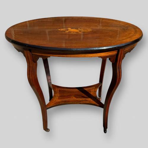 Edwardian Rosewood Occasional Table image-1