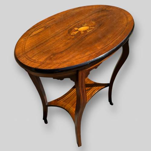 Edwardian Rosewood Occasional Table image-4