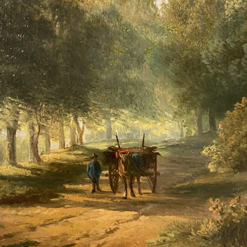 A Pair of Hendrik D Kruseman Van Etlon Oil on Panel Paintings image-5