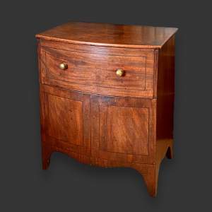 George III Mahogany Commode