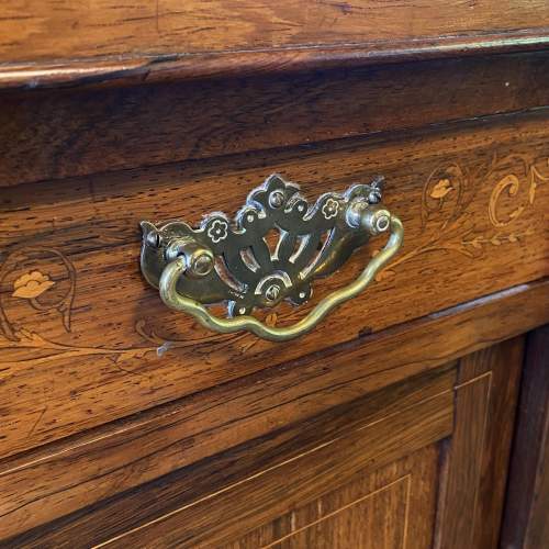 Edwardian Inlaid Mahogany Sideboard image-2