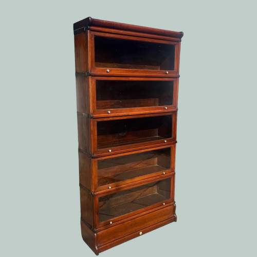 19th Century Walnut Globe Wernicke Barristers Bookcase image-1