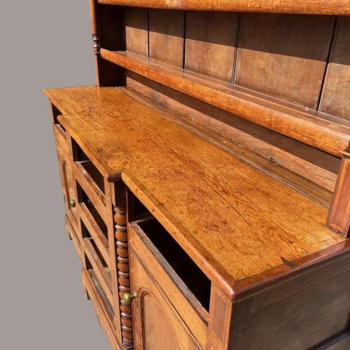 A 19th Century Oak and Mahogany Welsh Dresser image-2