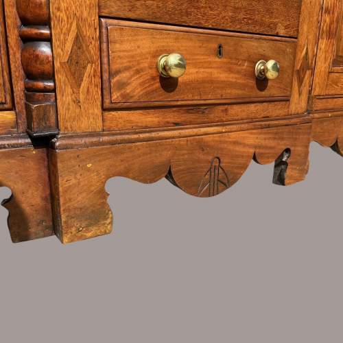 A 19th Century Oak and Mahogany Welsh Dresser image-5