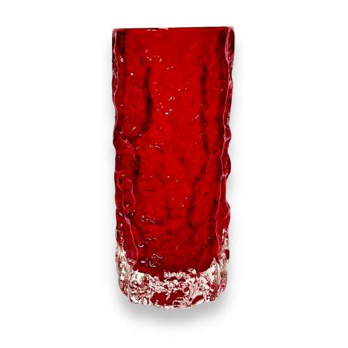 Red Whitefriars Medium Bark Vase image-3