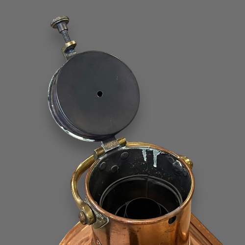 1945 Copper and Brass Navigation Bow Lamp image-3